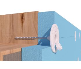 AIS-W [CP] Taco de fijación de paneles aislantes. Rosetón para uso con tornillo