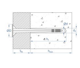 AIS [CP] Taco de fijación de paneles aislantes