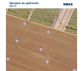AIS-C [CP] Taco de fijación de paneles aislantes. Taco con clavo de poliamida. Homologado ETE