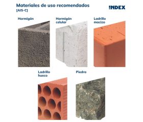 AIS-C [CP] Taco de fijación de paneles aislantes. Taco con clavo de poliamida. Homologado ETE