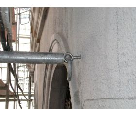 AN-50 CT [CP] Anclaje para andamios y fachadas. Diámetro de ojo 50 mm + cápsula Zamak M10