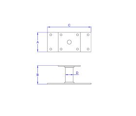 AP-PD [CP] Anclajes para postes. Desigual