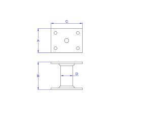 AP-PG [CP] Anclajes para postes. Igual