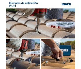 ATAP [CP] Tapón de nylon de colores para tornillos con cabeza hexagonal