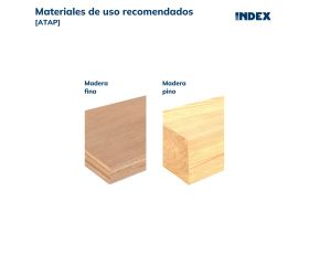 ATAP [CP] Tapón de nylon de colores para tornillos con cabeza hexagonal