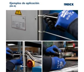 BN-B [CP] Bridas de nylon. Blanca