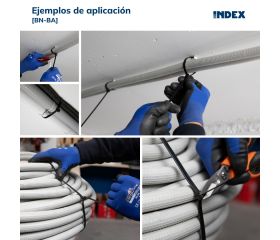 BN-BA [CP] Base de dos vías adhesivas para bridas de nylon