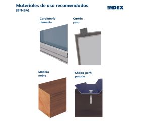 BN-BA [CP] Base de dos vías adhesivas para bridas de nylon