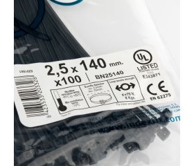 BN-MA [CP] Bridas de nylon colores. Marrón