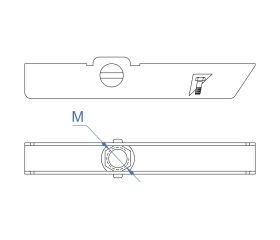 CA-BA [CP] Basculantes por gravedad para la fijación de elementos ligeros en falsos techos. Cabeza de basculante