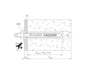 CA-QU [CP] Resina de epoxi-acrilato, cuarzo y catalizador. Homologado ETE Opt. 8. Resina de epoxi-acrilato, cuarzo y catalizador. Homologado ETE Opción 8