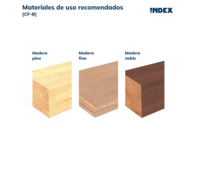 CF-B [CP] Puntas clavado. Colgador cuadro fácil