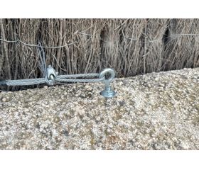 CH-AF [CP] Anclaje camisa antigiro para cargas medias. Argolla forjada