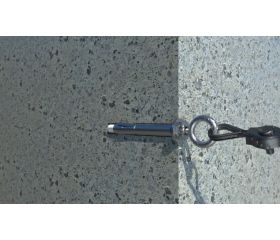 CH-AF A2 [CP] Anclaje camisa antigiro para cargas medias. Argolla forjada. Inoxidable A2