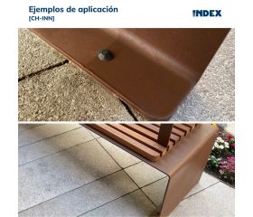 CH-INN [CP] Anclaje camisa antigiro para cargas medias. Cabeza inviolable zincada negra. Homologado ETE Opt.7