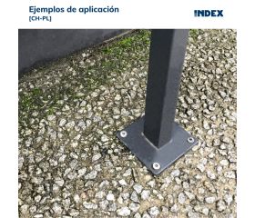 CH-PL [CP] Anclaje camisa antigiro para cargas medias. Cabeza plana. Homologado ETE Opt.7