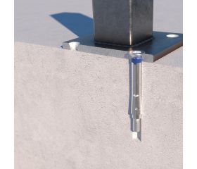 CH-PL [CP] Anclaje camisa antigiro para cargas medias. Cabeza plana. Homologado ETE Opt.7