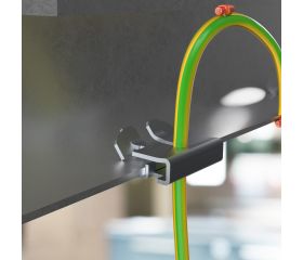 CL-TT [CP] Conectores + Complementos para montaje de estructuras solares. Clip para cable de toma tierra sin tornillos