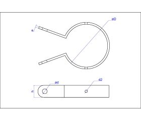 CM-BP [CP] Accesorios para cercado. Brida poste