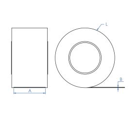 CS-B [CP] Accesorios de estanqueidad para la instalación de placas solares. Cinta de estanqueidad de butileno