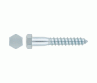 DIN-571 [CP] Tornillo con rosca para madera y aglomerado. Cabeza hexagonal. Zincado