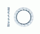 DIN-6798 A [CP] Arandela dentada exterior. Zincado