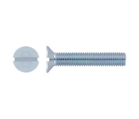DIN-963 [CP] Tornillo rosca métrica con cabeza avellanada ranurada, 4.8. Tornillo rosca métrica con cabeza avellanada ranurada, 4.8. Zincado