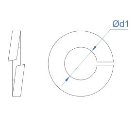 DIN-127 [CP] Arandela muelle Grower