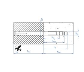 EPS [CP] Anclaje metálico para fijar marcos de puertas y ventanas