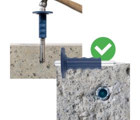 EXP [CP] Anclaje hembra con cono interior para grandes cargas. Expansionador manual para anclajes hembra HE (excepto HE-HC)