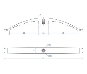 FI-CA PD [CP] Fijaciones para cables. Pinza doble