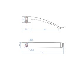FI-CA PS [CP] Fijaciones para cables. Pinza simple