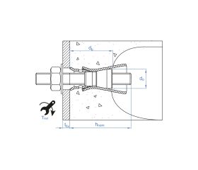 HC [CP] Anclaje para losa alveolar. Homologado ETE. Cápsula