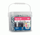 HE-CL EP [CP] Anclaje hembra con cono interior para grandes cargas. Con collarín. Zincado. Homologado ETE Opt.7 y para aplicaciones no estructurales. Bote de plástico