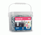 HE-HC EP [CP] Anclaje hembra con cono interior para grandes cargas. Versión corta. Zincado. Homologado ETE Aplicaciones no estructurales. Bote de plástico