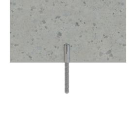 HE-NO [CP] Anclaje hembra con cono interior para grandes cargas. Zincado