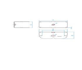 HO-CR [CP] Horquilla de cuelgue. Recta
