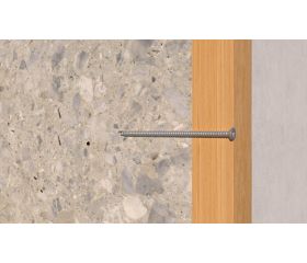 HPZ [CP] Tornillo para fijación directa. Cabeza plana, TX. Zincado