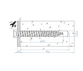 HR [CP] Tornillo para fijación directa. Cabeza cilíndrica, TX
