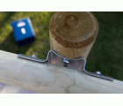 AP-TJ [CP] Anclajes para postes. Abrazadera Tejana para Unión de postes de madera verticales y horizontales