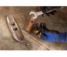 DIN-608 [CP] Tornillo arado con cabeza avellanada 8.8. Con tuerca. Bicromatado