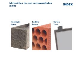 INPIS [CP] Anclaje Indemoll para fijación en elementos huecos. Pistola