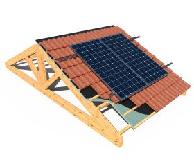 KC-GPX [CP] Kits para instalaciones solares coplanares. Coplanar con guía perforada acero Atlantis C4-M INDEXTRUT SOLAR GP-XS