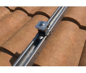 KC-GPX [CP] Kits para instalaciones solares coplanares. Coplanar con guía perforada acero Atlantis C4-M INDEXTRUT SOLAR GP-XS