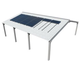 KC-GPX [CP] Kits para instalaciones solares coplanares. Coplanar con guía perforada acero Atlantis C4-M INDEXTRUT SOLAR GP-XS