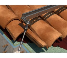 KC-GPX [CP] Kits para instalaciones solares coplanares. Coplanar con guía perforada acero Atlantis C4-M INDEXTRUT SOLAR GP-XS