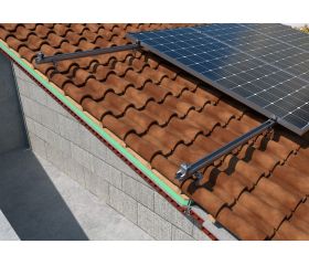 KC-PSC [CP] Kits para instalaciones solares coplanares. Coplanar con perfil de aluminio PSE-C. Fijación ensamblada lateral