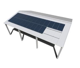 KC-PSC [CP] Kits para instalaciones solares coplanares. Coplanar con perfil de aluminio PSE-C. Fijación ensamblada lateral