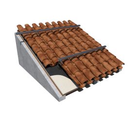 KC-PSC [CP] Kits para instalaciones solares coplanares. Coplanar con perfil de aluminio PSE-C. Fijación ensamblada lateral