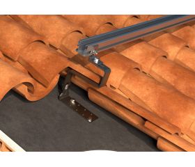 KC-PSC [CP] Kits para instalaciones solares coplanares. Coplanar con perfil de aluminio PSE-C. Fijación ensamblada lateral